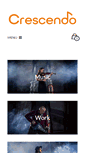 Mobile Screenshot of crescendo-hearingprotection.com