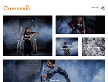 Tablet Screenshot of crescendo-hearingprotection.com